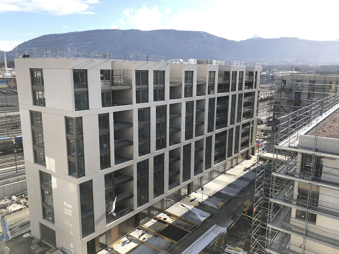 Avancement Adret Pont-Rouge - lots B+C